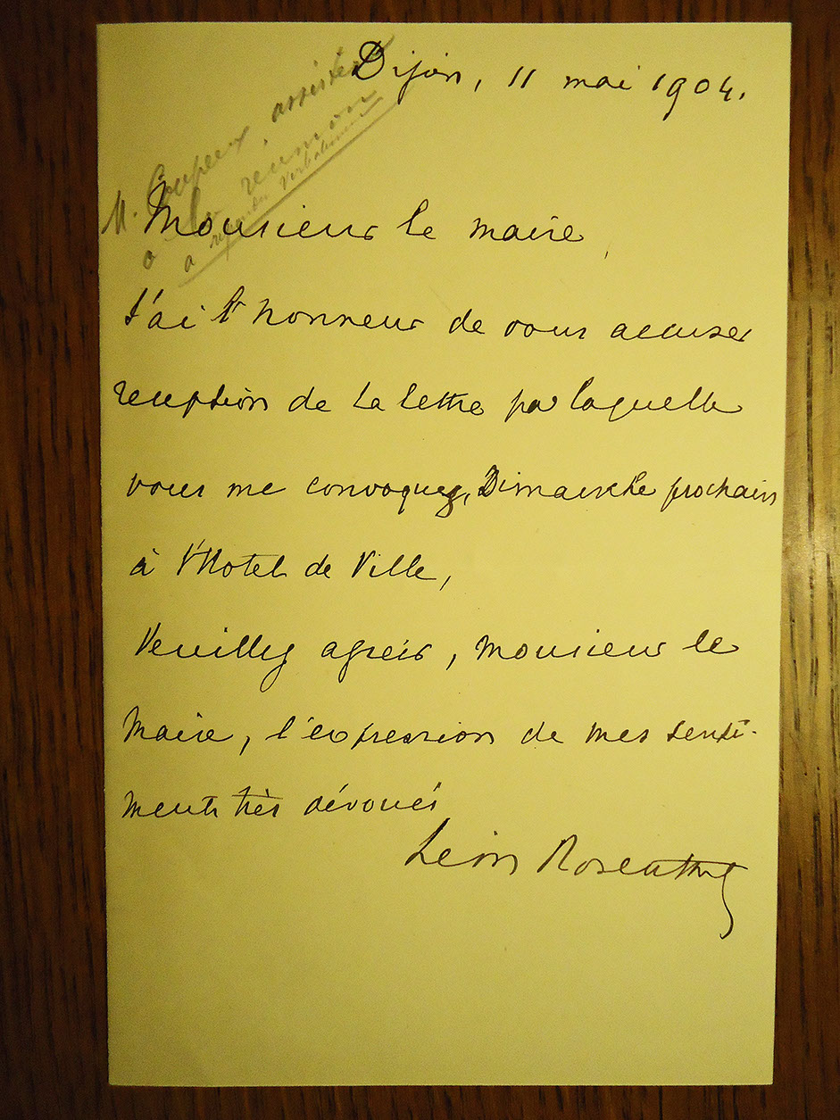 Accusé de réception de convocation