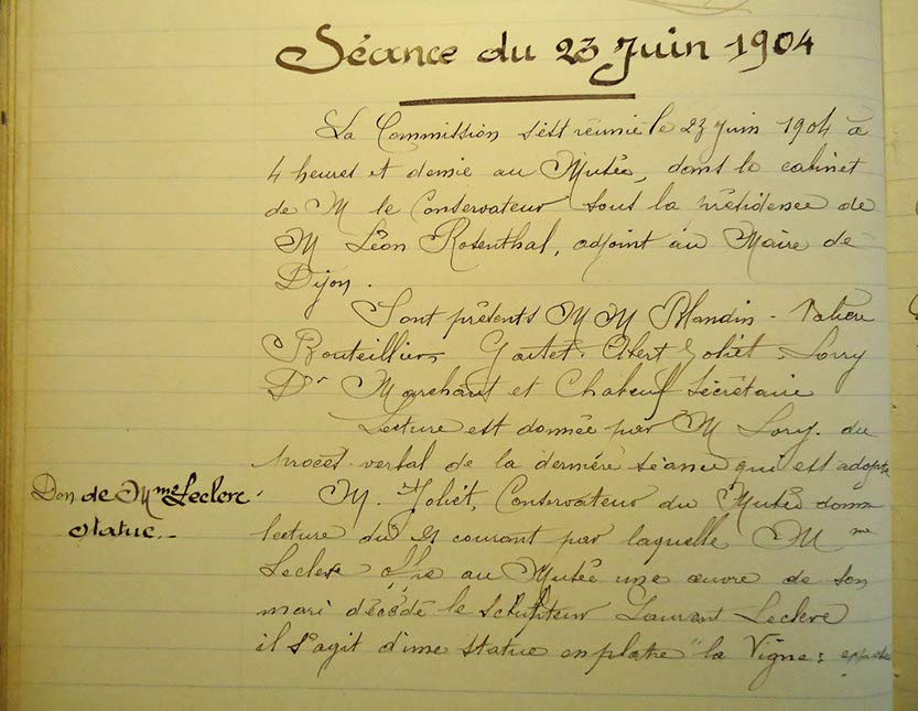 4R1-4-Séance du 23 juin 1904, Rosenthal président de la Commission 1