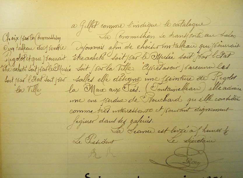 4R1-4-Séance du 31 mai 1904. Rosenthal remplace le Maire de Dijon, président de la Commission 4