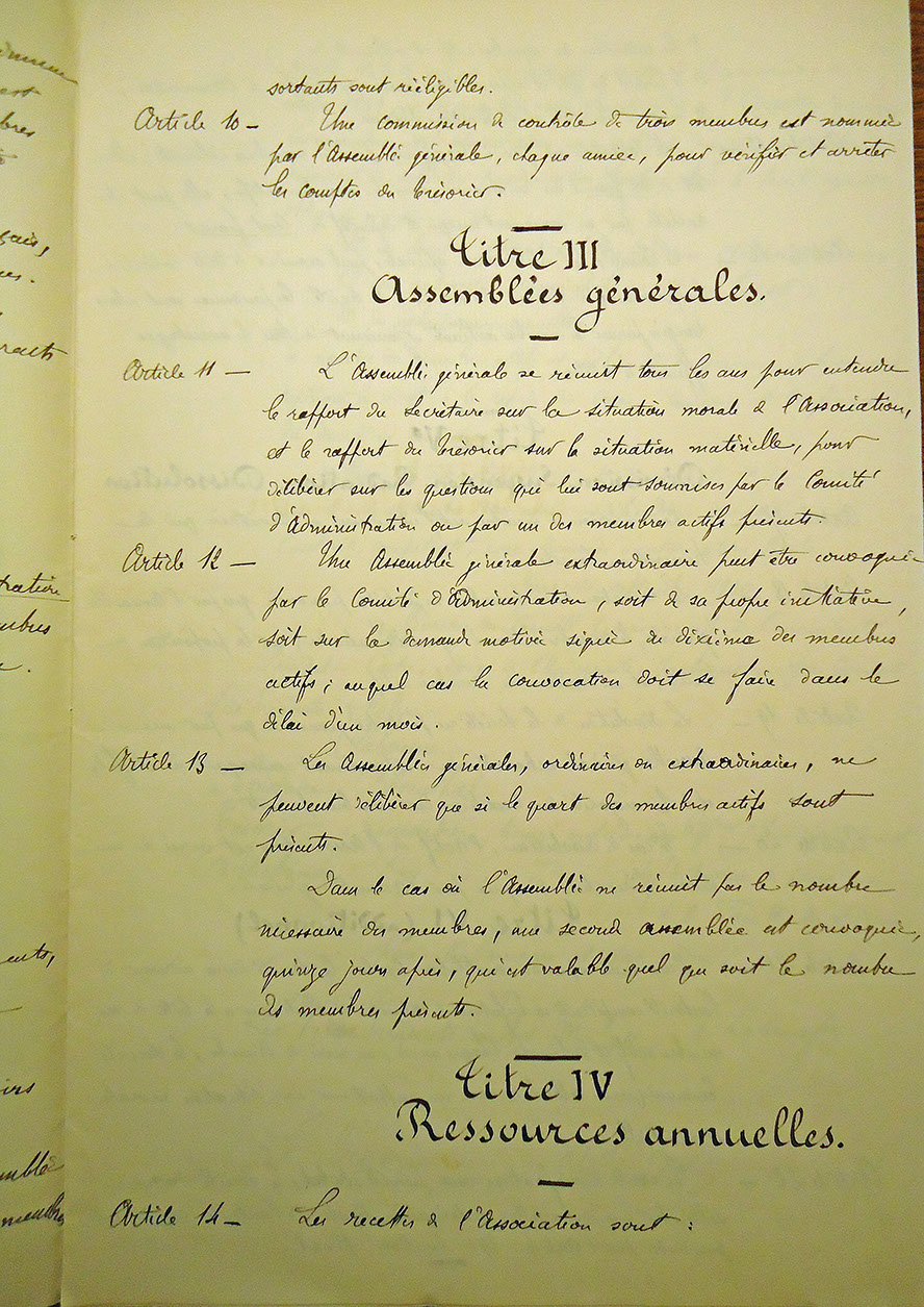 Statuts de l'Education populaire (3)