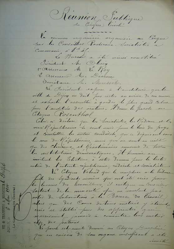 97_Réunion publique du Cirque Tivoli, 6 mai 1900