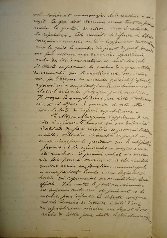 Rapport du 12 mai 1900 sur une réunion publique (2)